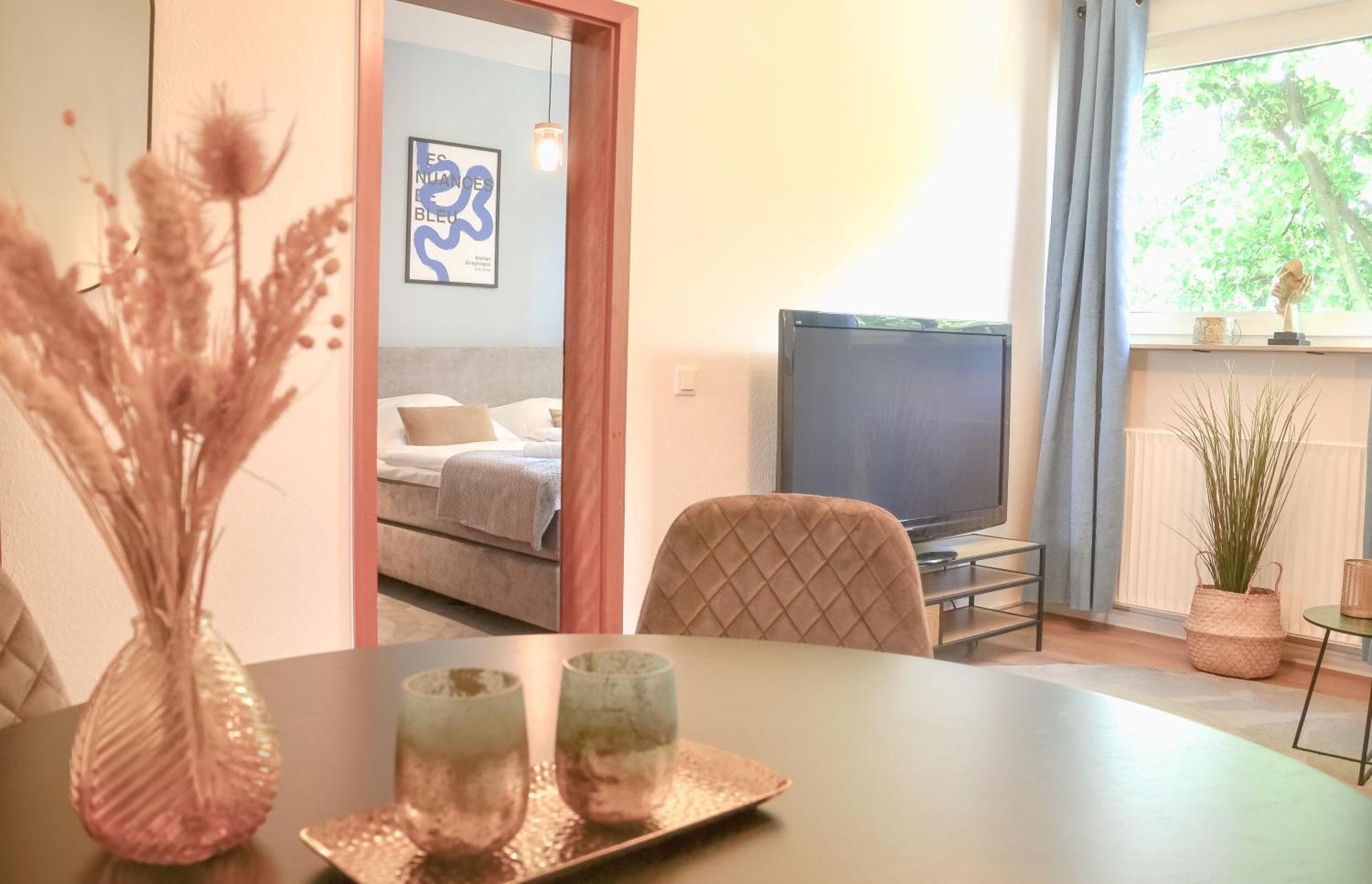 MILPAU Buer 2 - Modernes Apartment mit Queensize-Bett, Netflix, Nespresso, Waschmaschine&Smart TV Gelsenkirchen Exterior foto